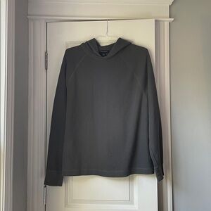 Banana Republic Charcoal Knit Cotton Hoodie XL